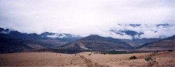 Panorama van de Drakensbergen, Bergville