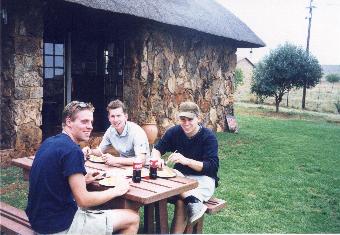 Effe lunchen, Rhino & Lion reserve