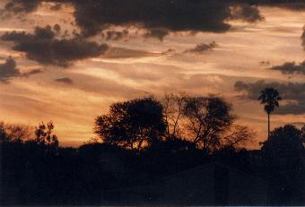 Zonsondergang in Potchefstroom